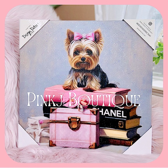 Design District Other - 💗{Design District} Studio Designer Brands Adorable {Yorkie} Canvas Wall Art!